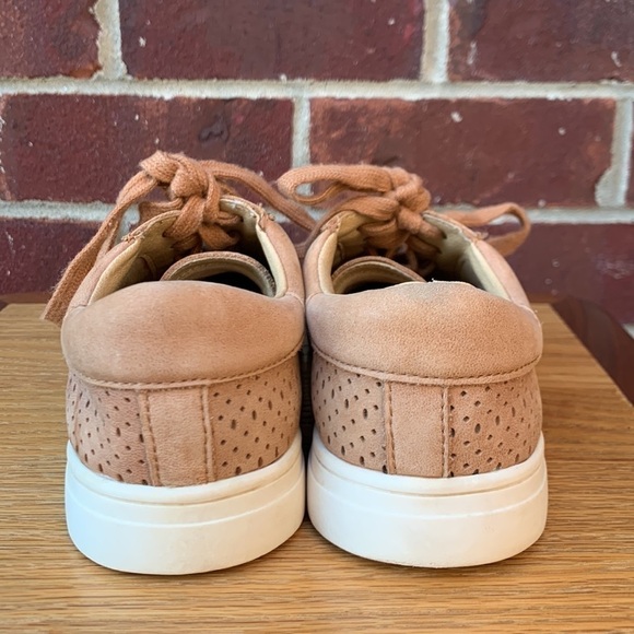 Lucky Brand Laurina Tan Leather Lace Up Sneakers - Picture 5 of 9